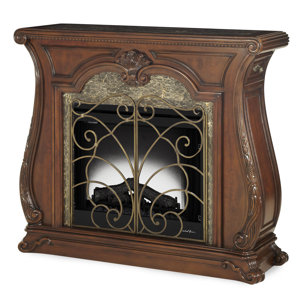 Palace Gates Electric Fireplace by Michael Amini (AICO)
