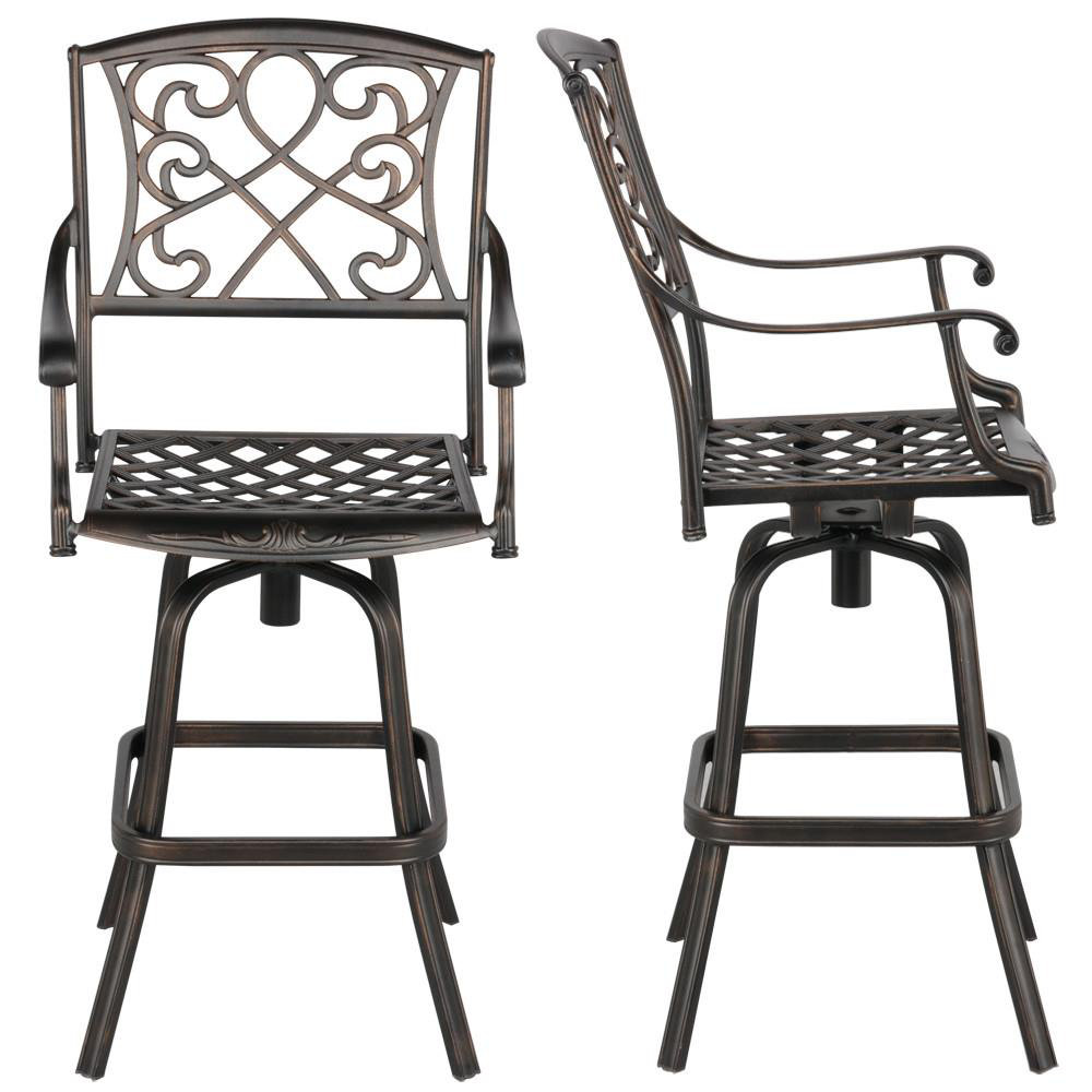 Cast Aluminum Swivel Patio Chairs | Swivel Chairs