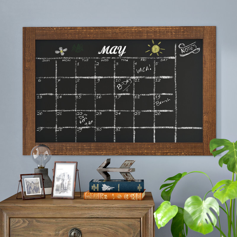 17 Stories Wall Mounted Chalkboard & Reviews | Wayfair