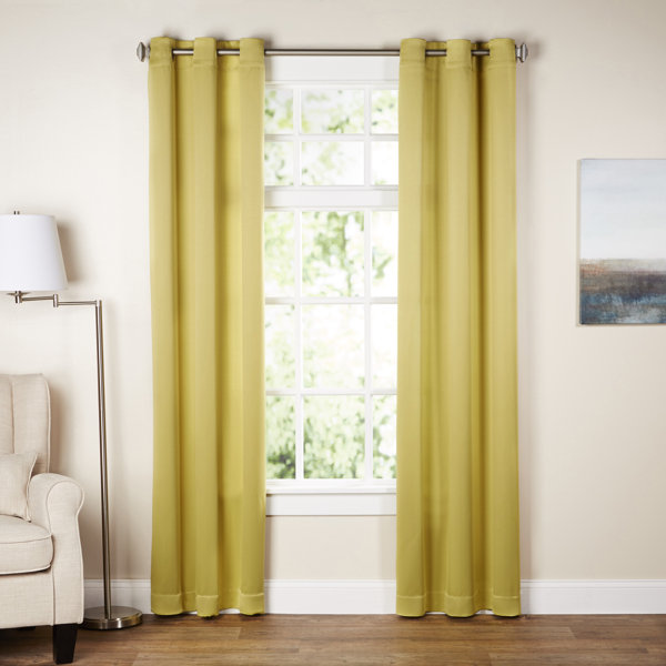 Yellow & Gold Curtains & Drapes You'll Love Wayfair