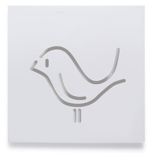 White Ceramic Birds Wall Decor Wayfair Eva The Bird Wall Décor