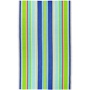 Artique Hand-Woven Green/Blue Area Rug