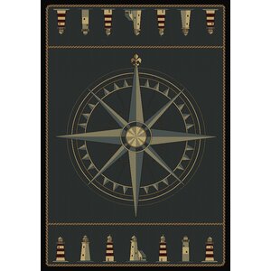 Huntwood Compass Novelty Area Rug