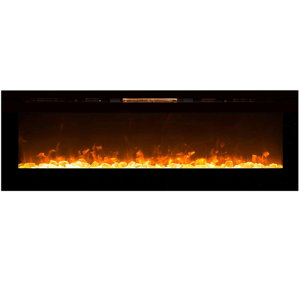 Barajas Wall Mount Electric Fireplace by Brayden Studio