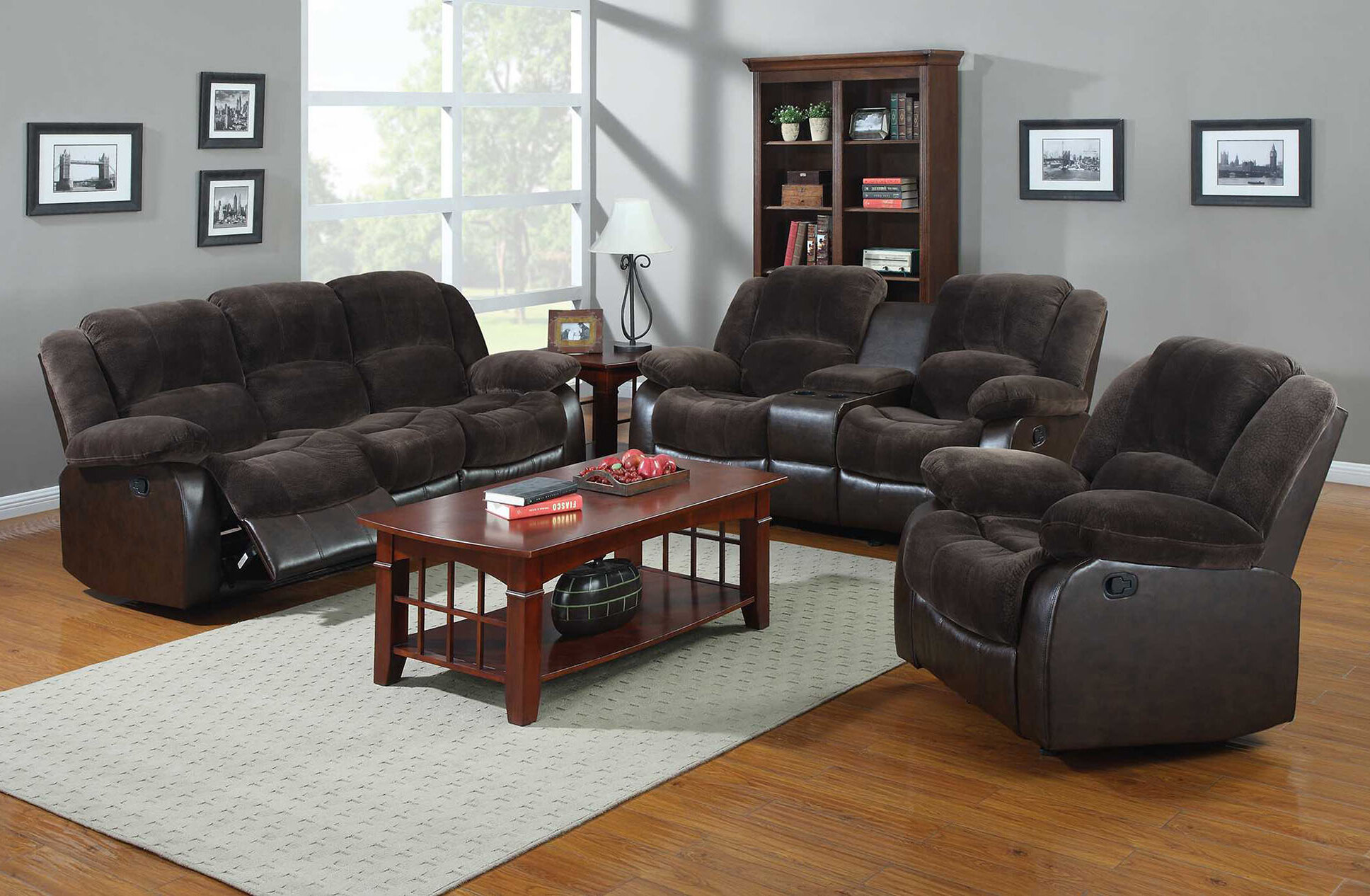 Aiden 3 Piece Living Room Set