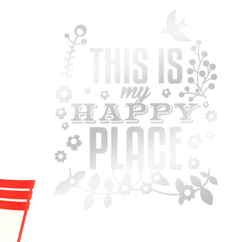 Cut It Out Wall Stickers This Is My Happy Place Wall Sticker & Reviews