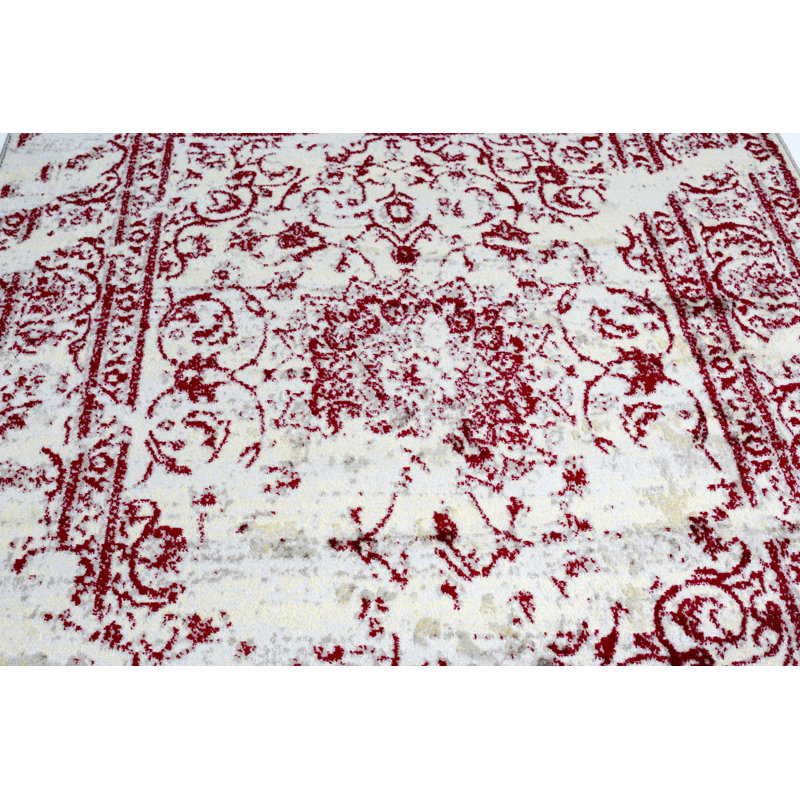 Pearlman Hand Tufted Red White Area Rug Pearlman Hand Tufted Red White Area Rug