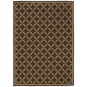 Newfield Brown/Ivory Indoor/Outdoor Area Rug