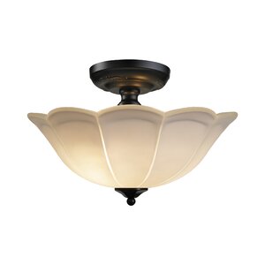 3-Light Semi Flush Mount