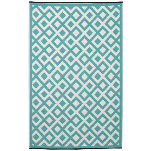 Reva Eggshell Blue Indoor/Outdoor Area Rug