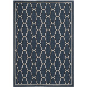 Rockbridge Navy/Beige Indoor/Outdoor Area Rug