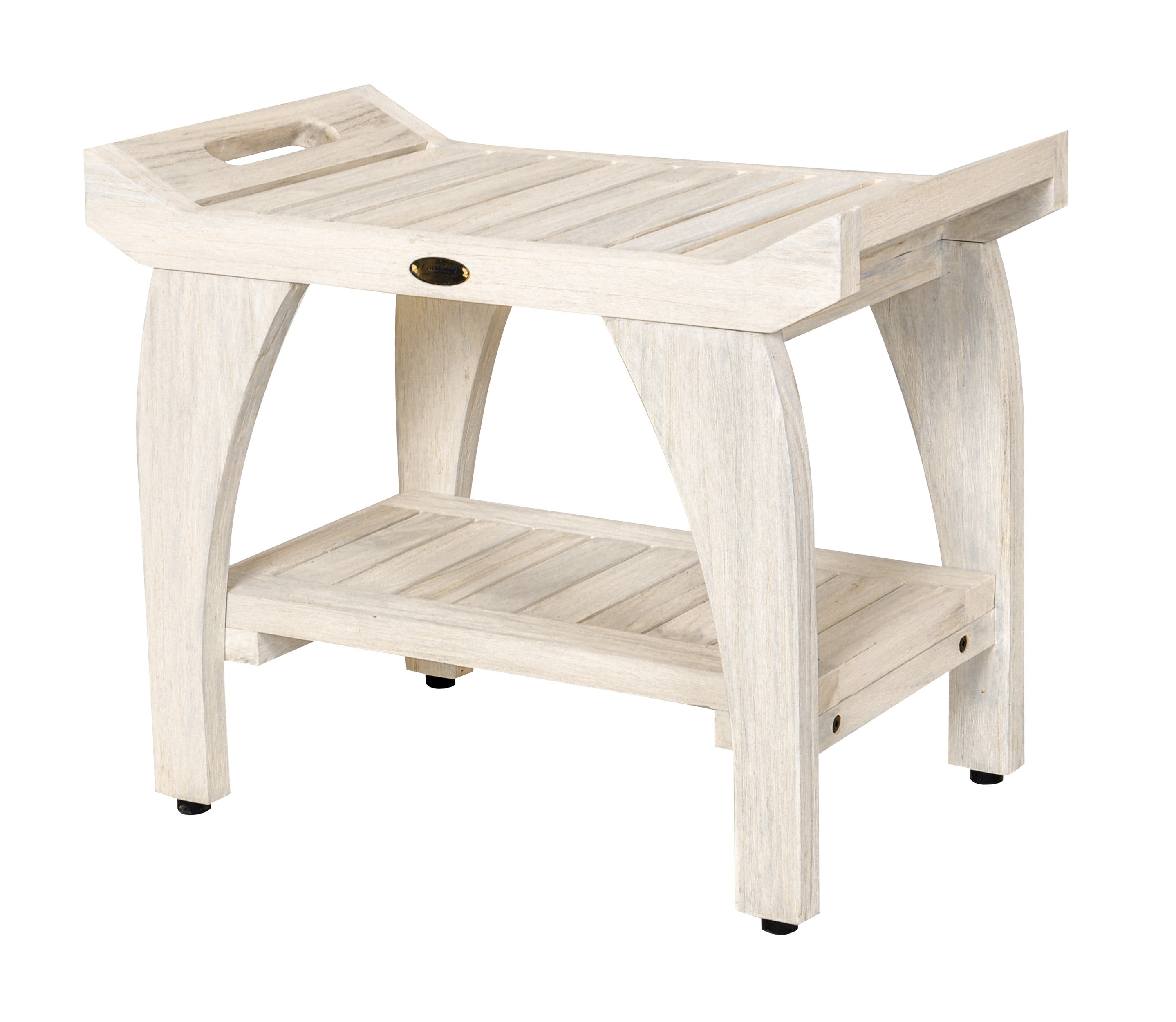 Ecodecors Tranquility Coastal Vogue 24 Teak Shower Bench With Shelf Ecodecors Tranquility Coastal Vogue 24 Teak Shower Bench With Shelf Reviews Wayfair