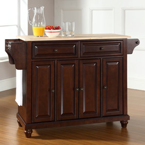 Goreville Kitchen Island by Three Posts