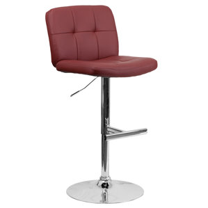 Alandra Adjustable Height Swivel Bar Stool (Set ..