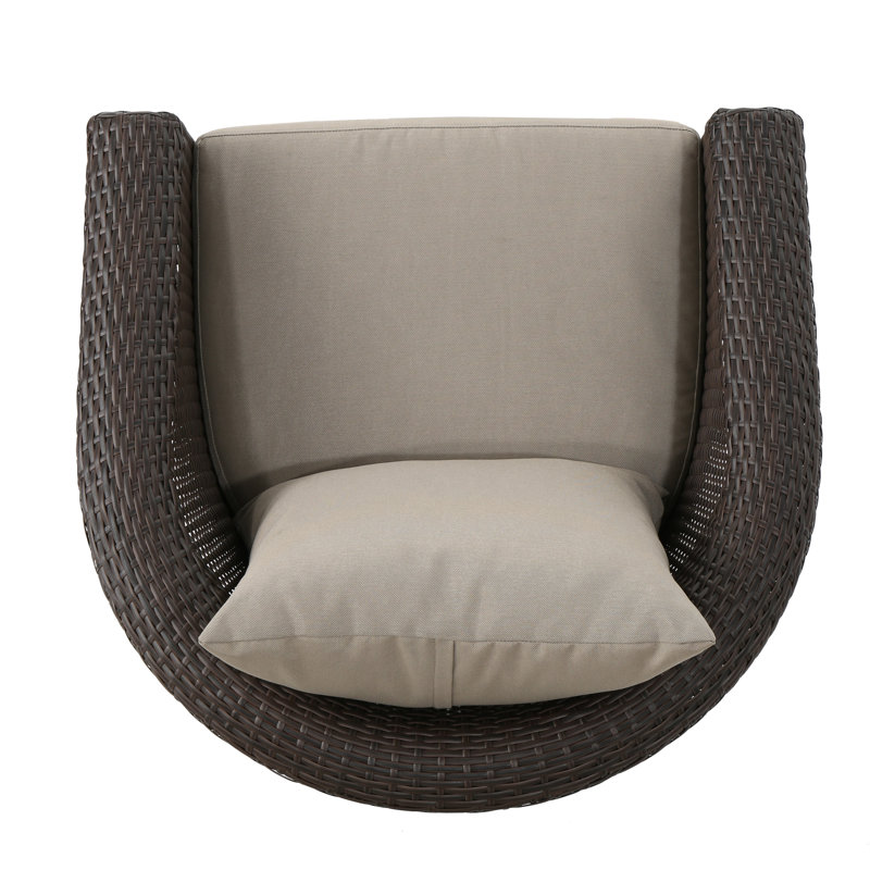 Red Barrel Studio Dierdre Outdoor Wicker Swivel Club Patio ... Great news!!!you're in the right place for chair outdoor wicker.