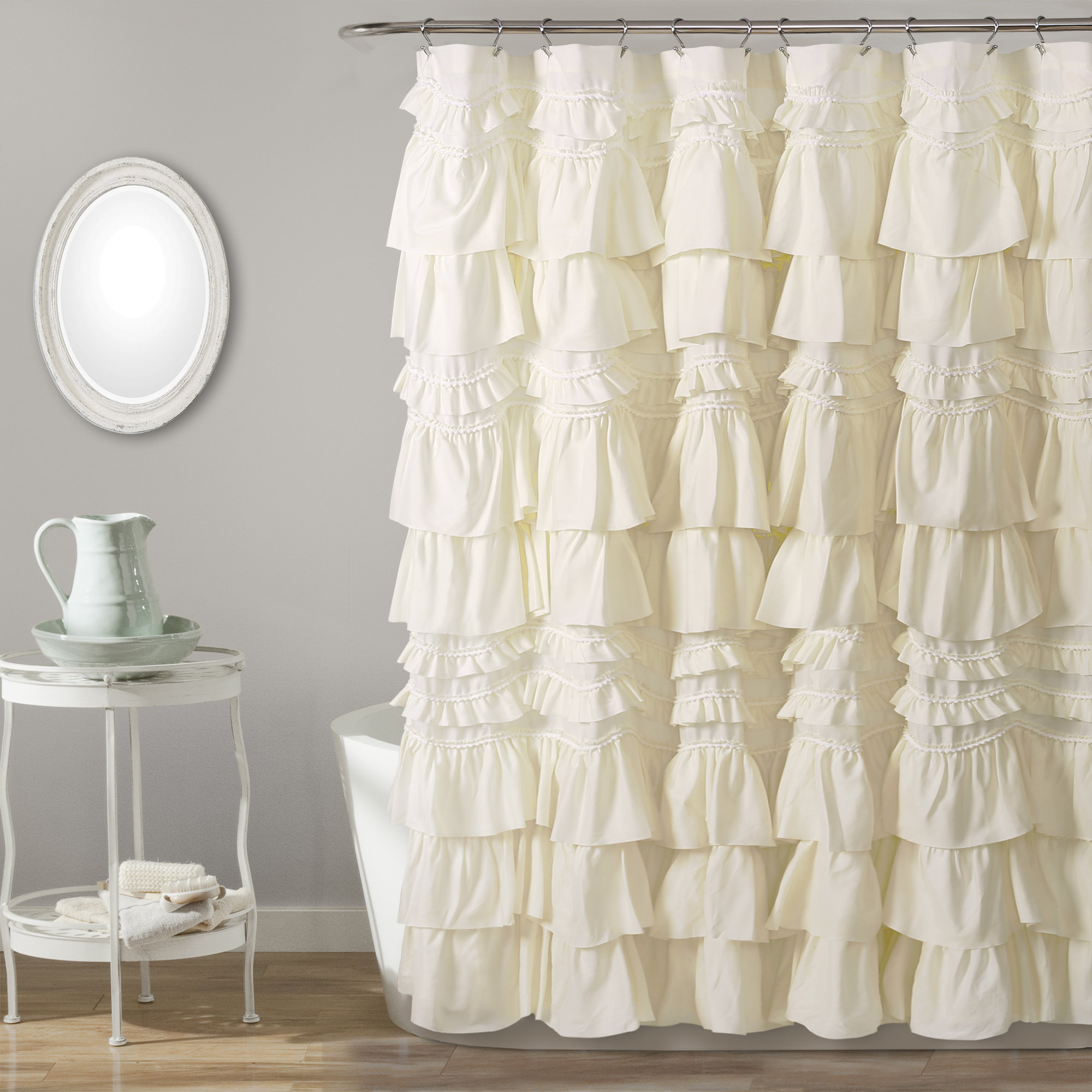 Lark Manor Bridlington Single Shower Curtain Reviews Wayfair
