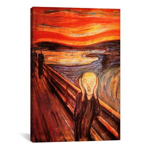 'The Scream' by Edvard Munch Painting Print on Canvas