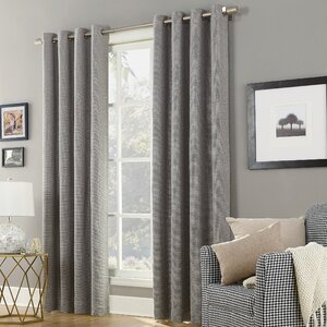 Baxter Home Theater Grade Extreme Solid Max Blackout Thermal Grommet Single Curtain Panel