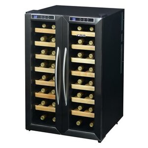 32 Bottle Dual Zone Freestanding Wine Cooler