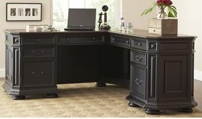 Black L Shaped Executive Desk