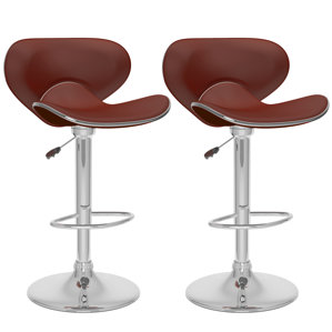 Adjustable Height Swivel Bar Stool (Set of 2) by..