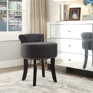 High Back Vanity Stool Home Design Ideas High Back Vanity Stool Wayfair