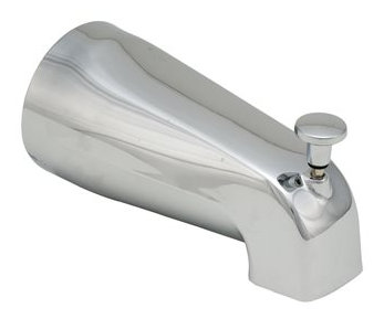 spout tub bathtub diverter extra mounted trim
