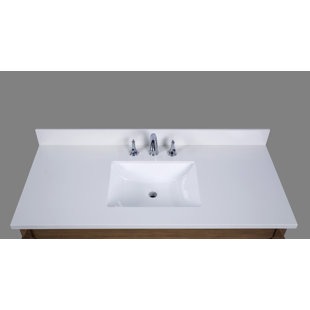 Marble Vanity Tops You Ll Love Wayfair Thos 49 Single Bathroom Vanity Top