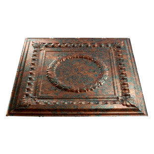 Faux Copper Ceiling Tiles Wayfair Drop In Ceiling Tile Copper