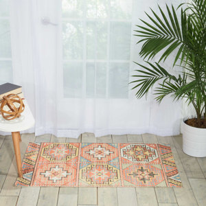 Peidmont Light Orange Area Rug