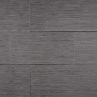 Floor Tile You Ll Love Wayfair Focus Graphite 12 X 24 Porcelain Stone Look Field Tile In Gray
