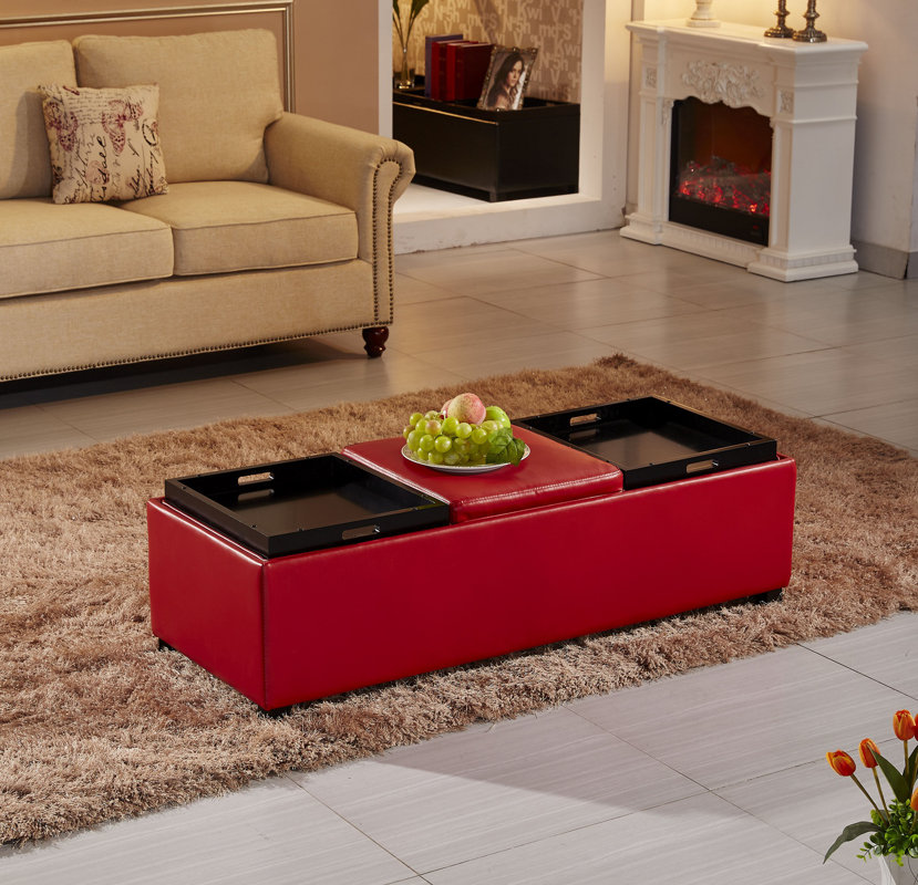 NOYA USA Contemporary Fabric Storage Bench & Reviews Wayfair