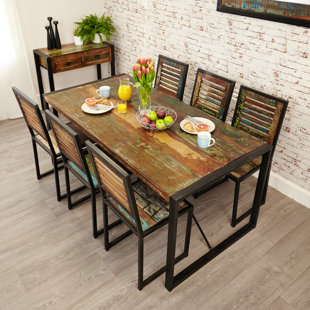 Shabby Chic Dining Sets Wayfair Co Uk Connor Chic Dining Set With 6 Chairs