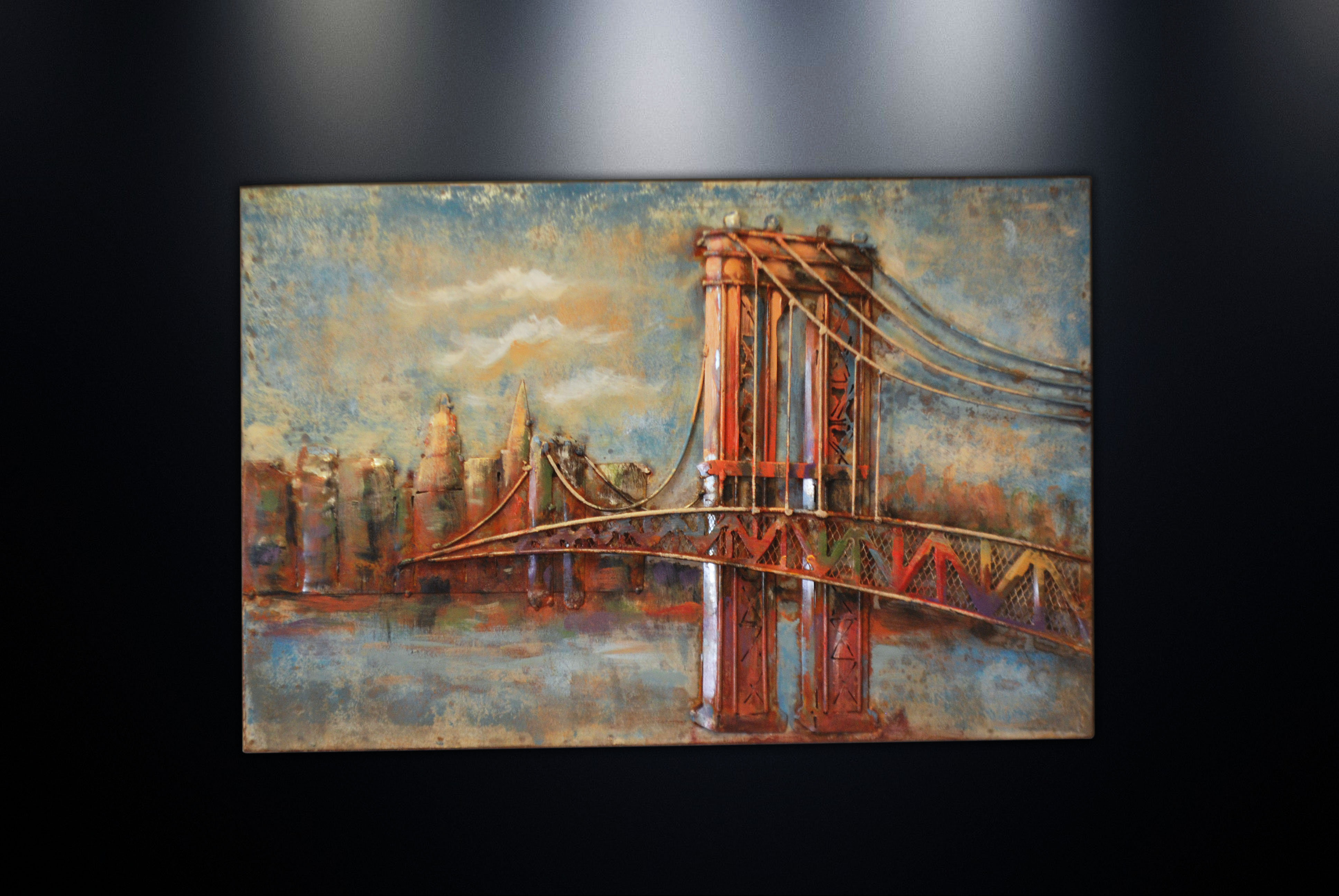 Dsd Group Metal Wall Art Sculpture Home Decor Brooklyn Bridge Dsd Group Metal Wall Art Sculpture Home Decor Brooklyn Bridge Painting Print Wayfair