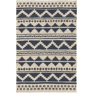 Columbia Hand-Woven Navy Area Rug