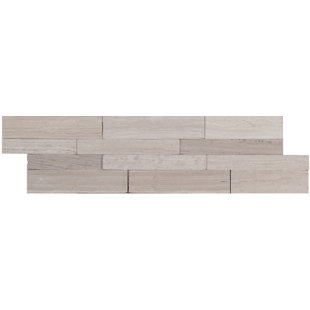 L And Stick Stone Tile Wayfair 12 X Natural Stone L And Stick Subway Tile In Gray