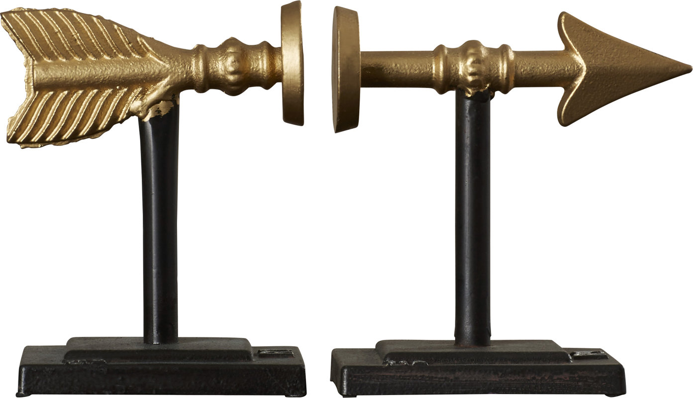 Mercury Row Modern Arrow Bookend & Reviews Wayfair