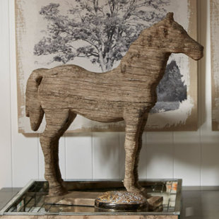 Rustic Horse Decor Wayfair Wesley Horse Table Decor Statue