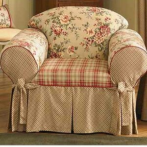 Lexington Club Box Cushion Armchair Slipcover