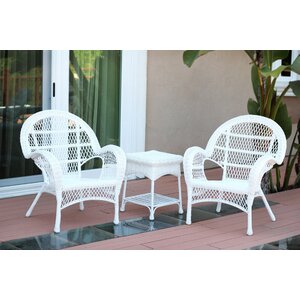 Santa Maria Wicker 3 Piece Seating Group