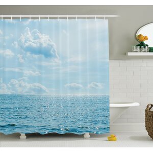 Nautical Calm Sea Paradise Shower Curtain Set