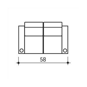 Diplomat Home Theater Loveseat by Bass