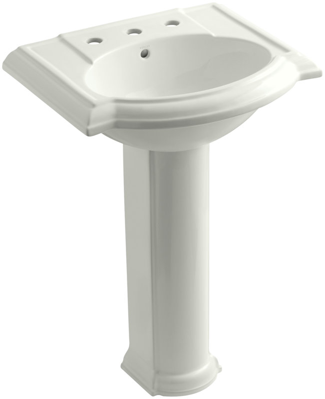 Kohler Devonshire 24" Pedestal Bathroom Sink & Reviews Wayfair
