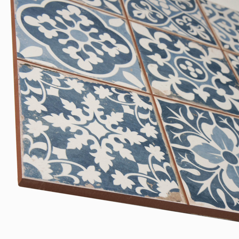 EliteTile Faventie Azul 13" x 13" Ceramic Field Tile in Blue & Reviews