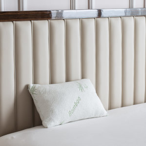Deluxe Rayon from Bamboo Memory Foam Standard Pillow by Yuka