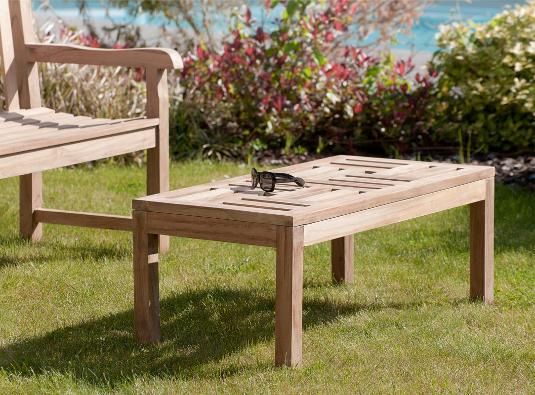 Garten Living Loungetisch Xantippe aus Teak & Bewertungen Wayfair.de