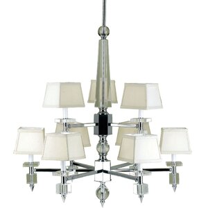Cluny 9-Light Shaded Chandelier