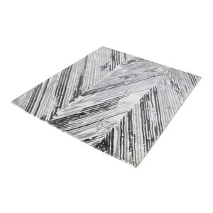 Silvester Hand-Woven Gray/White Area Rug