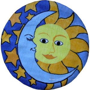 Fun Shape High Pile Day and Night Area Rug