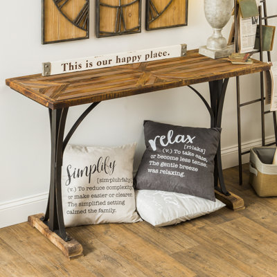 Gracie Oaks Trong Parquet Hall Console Table Reviews Wayfair Trong Parquet Hall Console Table